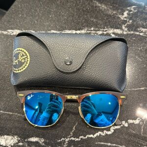 Ray ban blue tinted sunglasses club master